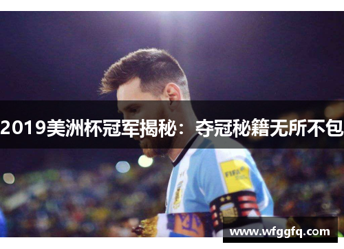 2019美洲杯冠军揭秘:夺冠秘籍无所不包 2019美洲杯冠军揭秘:夺冠秘籍无所不包